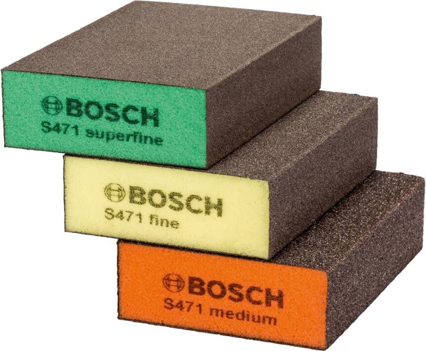 Bosch Accessoires Schuursponsset Flat And Edge 2609256F16