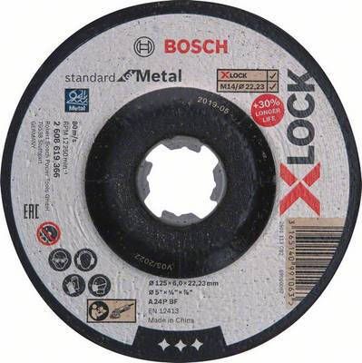 Bosch Accessoires X-LOCK Afbraamschijf | SfM | 125x6mm | Asgat 22 23 | 1 stuk 2608619366