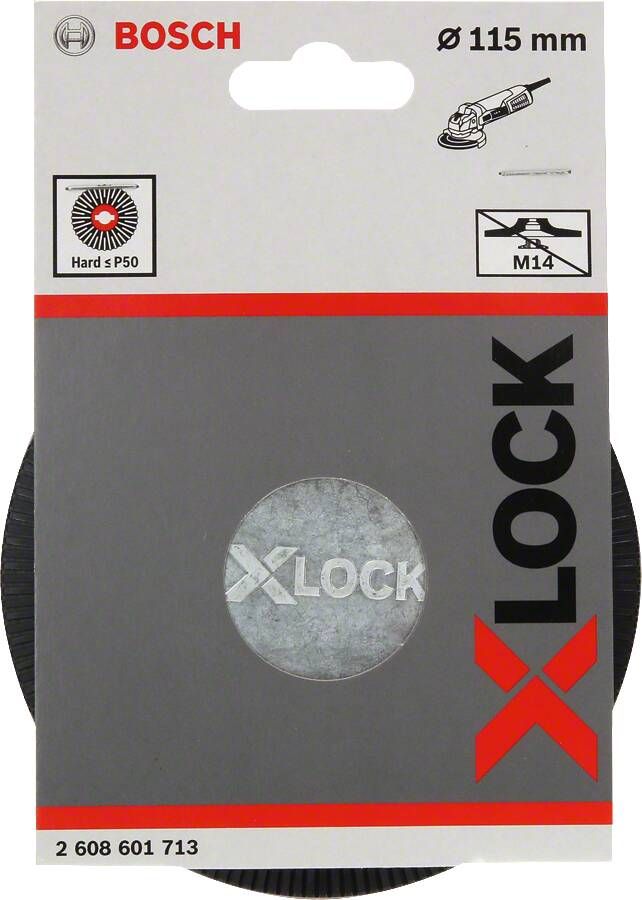 Bosch Accessoires X-LOCK Steunschijf voor fiberschijven 115 mm hard 1 stuk(s) 2608601713