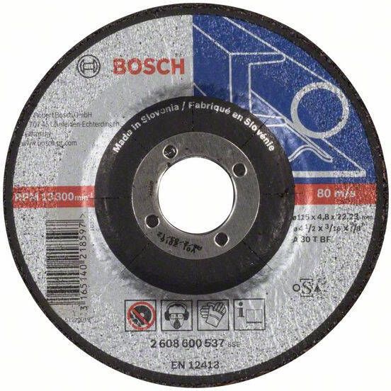 Bosch Accessoires Afbraamschijf gebogen Expert for Metal A 30 T BF 115 mm 22 23 mm 4 8 mm 1 stuks 2608600537
