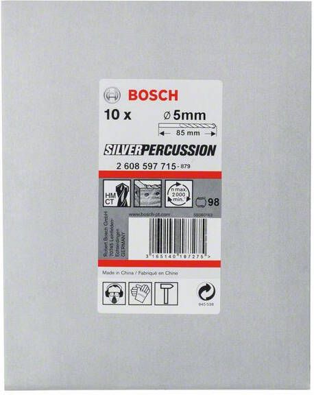 Bosch Accessoires Betonboren CYL-3 5 x 50 x 85 mm d 4 5 mm 10st 2608597715 - Foto 1