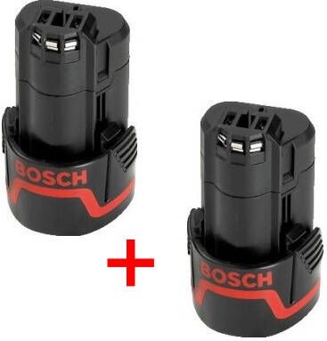 Bosch Blauw 12V Accu (10 8v) 2.0Ah Li-Ion | Duopack