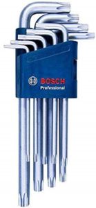 Bosch Blauw 1600A01TH4 | hoeksleutelset | 9 Delig | Torx