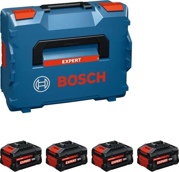 Bosch Blauw Accuset EXBA18V-55 | 4 Stuks 1600A0373H