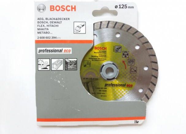 Bosch Blauw Bosch Accessoires Diamantdoorslijpschijf 125mm Professional Turbo | 2608602394