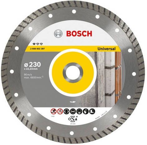 Bosch Blauw Bosch Accessoires Diamantdoorslijpschijf 230mm Professional Turbo | 2608602397