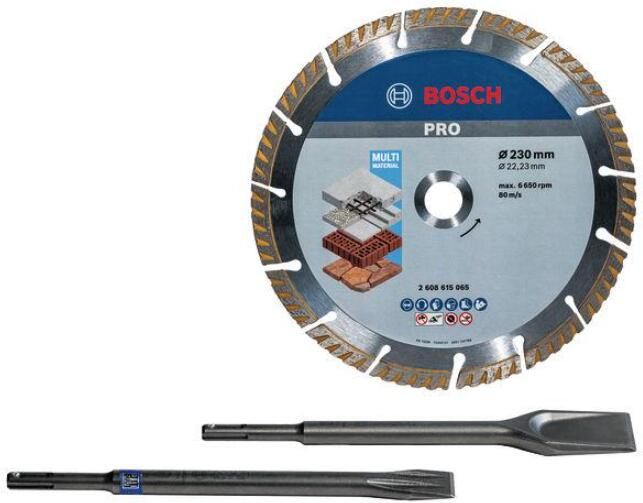 Bosch Blauw Bundel voor de bouw: slijpen en beitelen 0615997695