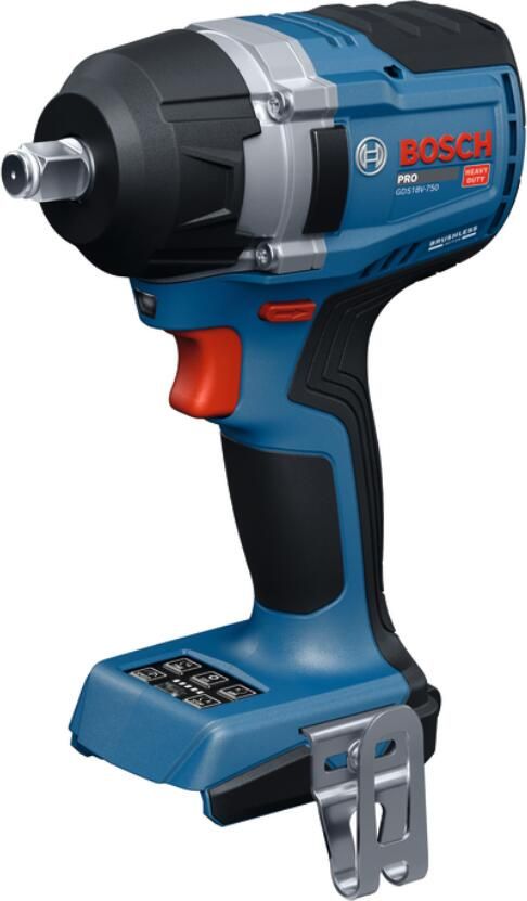 Bosch Blauw GDS 18V-750 Accu slagmoeraanzetter 18V | Zonder accu en lader | In doos 06019L9100
