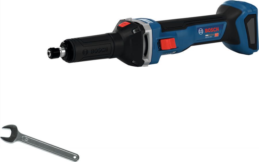 Bosch Blauw GGS 18V-28 LS Rechte accu slijpmachine 18V | Zonder accu en lader | In doos 06019T2001