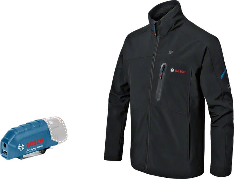 Bosch Blauw GHJ 12 + 18V XA | Verwarmde jas Maat S | Zonder accu & lader 06188000DX - Foto 1