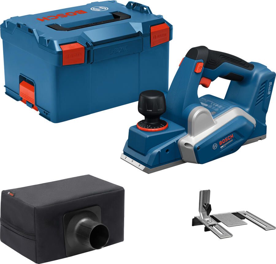 Bosch Blauw GHO 18V-20 Accu schaafmachine 18V | Zonder accu en lader | In L-Boxx 06015B5201