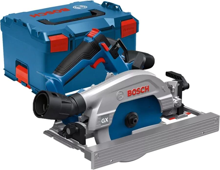 Bosch Blauw GKS 18V-57-2 GX Professional Accu Cirkelzaag | 18V | Zonder accu en lader in L-boxx 06016C1001