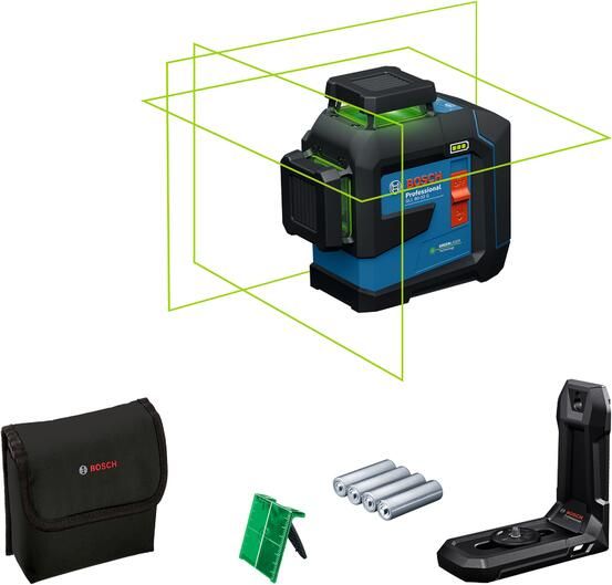 Bosch Blauw GLL 80-33 CG Lijnlaser | 4x batterij 1 5V LR6 (AA) | In Doos 0601065500