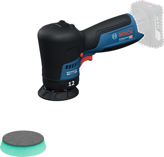 Bosch Blauw GPX12V-77 Accu polijstmachine incl steunpad polijstpad | zonder accu lader 06019L4003