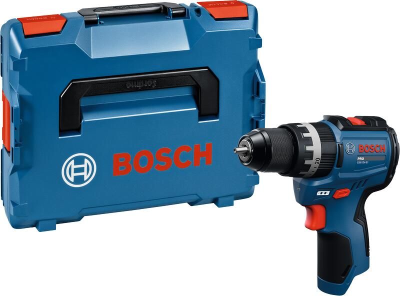 Bosch Blauw GSB 12V-31 Accu klopboorschroefmachine 12V | Zonder accu en lader | In L-Boxx 06019S6101