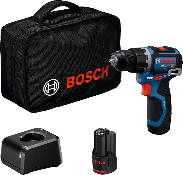 Bosch Blauw GSB 12V-32 Accu klopboorschroefmachine 12V | 2x 2 0Ah accu + GAL 12V-20 lader | In tas 06019G9503