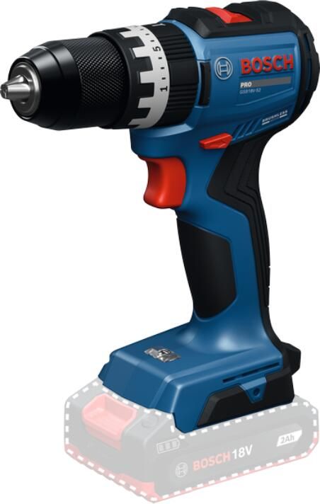Bosch Blauw GSB18V-52 Accu-klopboorschroevendraaier (zonder accu lader) 06019S0120