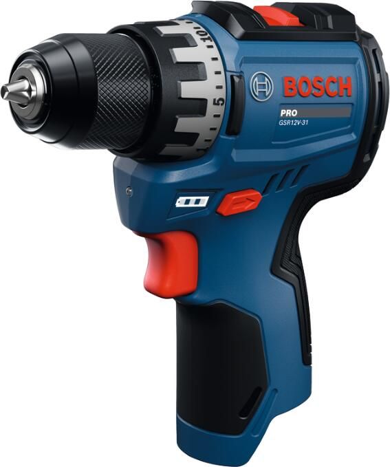 Bosch Blauw GSR 12V-31 Accu schroefboormachine 12V | Zonder accu en lader | In doos 06019S6000