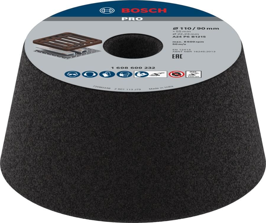 Bosch Blauw PRO Metal conische komschijf 90 x 110 x 55 mm G24 1608600232
