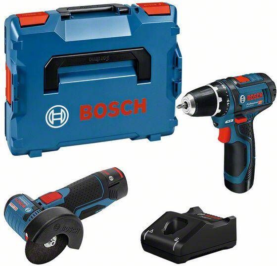 Bosch Blauw Combopack | 12V | GSR 12V-15 + GWS 12V-76 +2x2.0Ah + GAL 12V-40 (L) 0615990N2U