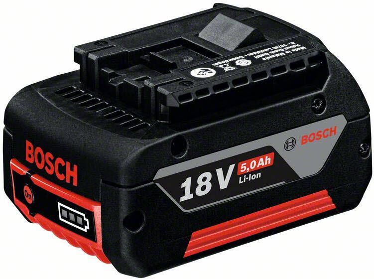 Bosch Blauw GBA 18 V 5 0 Ah M-C | Li-Ion accu 5.0Ah 1600A002U5