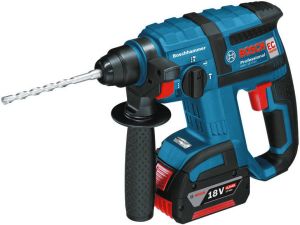Bosch Blauw GBH 18 V-EC accu boorhamer | 4.0Ah in L-Boxx