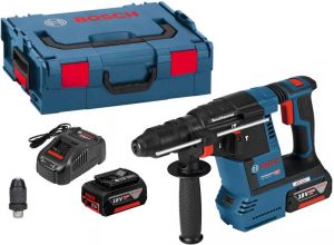 Bosch Blauw GBH 18V-26 F accu boorhamer 2.6J | 5.0Ah in L-Boxx