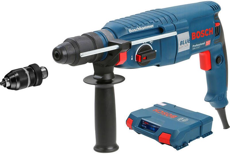 Bosch Blauw GBH 2-25 F Combihamer SDS-plus + snelspanboorkop | in L-Boxx 0611254600