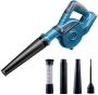 Bosch Blauw GBL 18V-120 Accu blazer zonder accu&apos;s en lader 4 opzetstukken 06019F5100 - Thumbnail 1