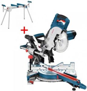 Bosch Blauw GCM 8 SJL afkortzaag | 216mm 1600w | + Onderstel GTA 2600