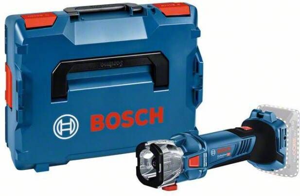 Bosch Blauw GCU 18V-30 Accu Bovenfrees | 30.000 min-1 | Zonder accu en lader | In L-Boxx 06019K8002