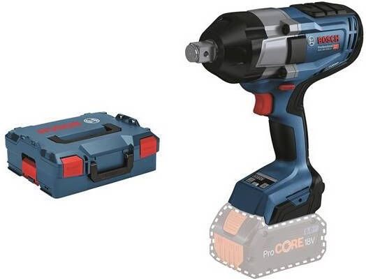 Bosch Blauw GDS 18V-1050 H | Professional Slagmoeraanzetter | excl. accu&apos;s en lader in L-BOXX 06019J8501