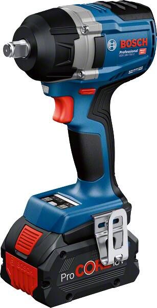 Bosch Blauw GDS 18V-750 C Accu slagmoeraanzetter | Inclusief 2x ProCORE18V 8 0 Ah Accu&apos;s en lader GAL 1880 CV 06019L9002