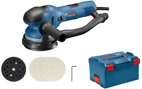 Bosch Blauw GET 55-125 Professional Excenterschuurmachine 125mm in L-Boxx 0601257001