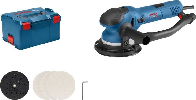 Bosch Blauw GET 75-150 Excenterschuurmachine | 150mm 750w in L-boxx koffer 0601257101