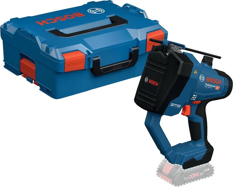 Bosch Blauw GGC 18V-12 Accudraadeindknipper | Solo in L-Boxx | Incl. Mes M6 M12 | Zonder Accu en Lader 06019M8001