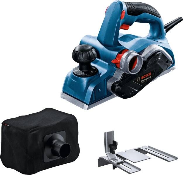 Bosch Blauw GHO 20-82 Schaafmachine | Incl. Parallelgeleider en Stofzak 06015A9100