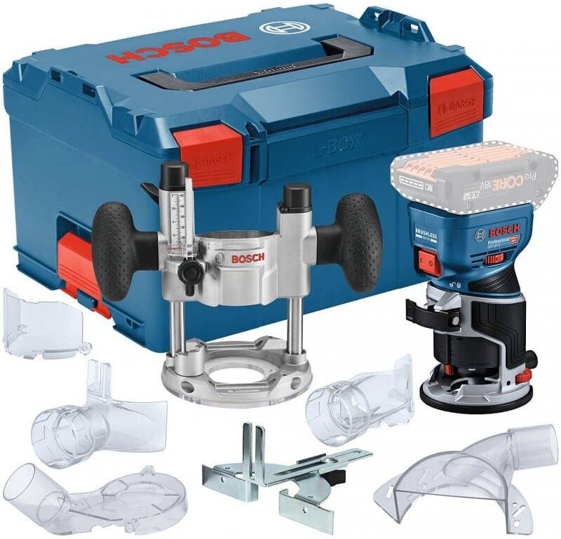 Bosch Blauw GKF 18V-8 Accu Kantenfrees | 18V | Zonder accu en lader | In L-BOXX 238 06016C2003