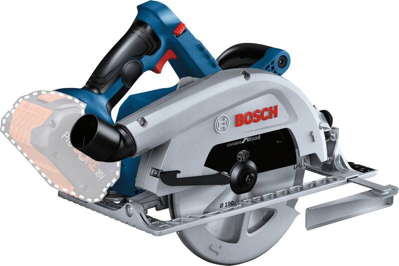 Bosch Blauw GKS 18V-68 Accu cirkelzaag | Exclusief Accu en Lader 06016C9000