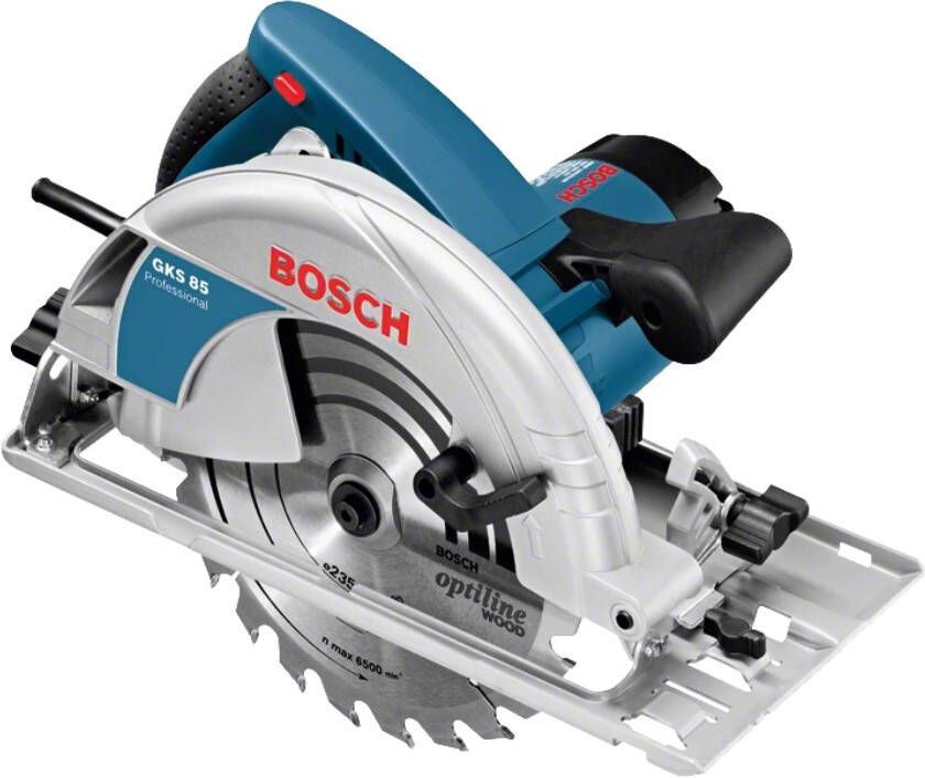 Bosch Blauw GKS 85 Handcirkelzaag | 2200 W | 235 mm | 5.000 min-1 060157A000