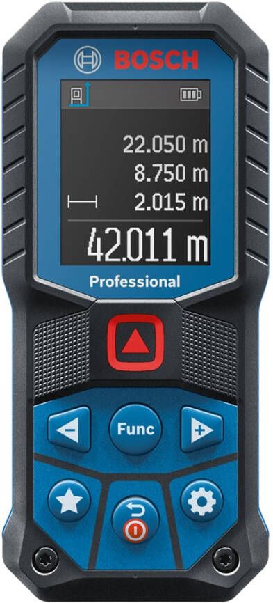 Bosch Blauw GLM 50-22 | Professional Laserafstandsmeter | 2 x 1.5 V LR6 Batterij (AA) | IP65 0601072S00