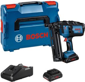 Bosch Blauw GNH 18V-64 Professional | Accu Tacker | 18V | incl. accu&apos;s en lader | In L-Boxx