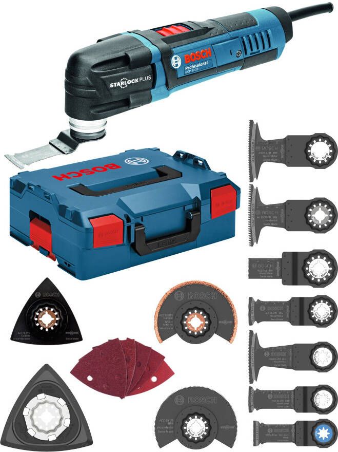 Bosch Blauw GOP 30-28 ProfessionalMulti-Cutter in L-boxx + accessoires 0601237000