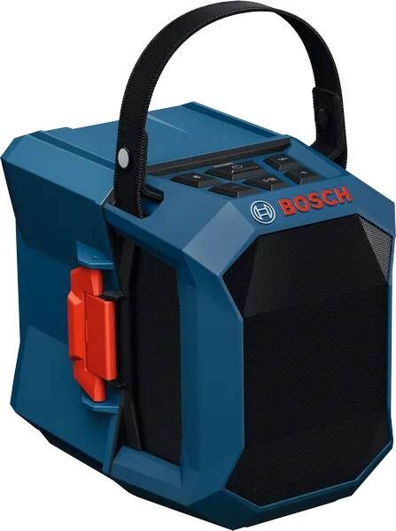 Bosch Blauw GPB 18V-1 C Accu-speaker | Incl. Draaggreep en Accudeksel | Zonder Accu en Lader 06014A7001