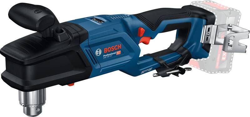 Bosch Blauw GRD 18V-127 Haakse accuboormachine | Solo | Incl. Haak | Zonder Accu en Lader 06019N5000