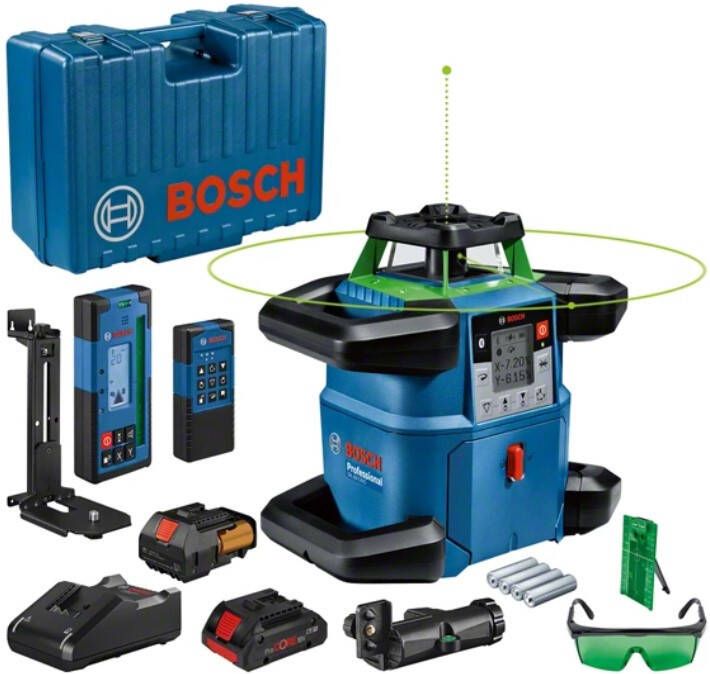 Bosch Blauw GRL 650 CHVG | Rotatielaser | Set | GBA ProCORE18V 4 0 Ah + Gal 18V- 40 0601061V00