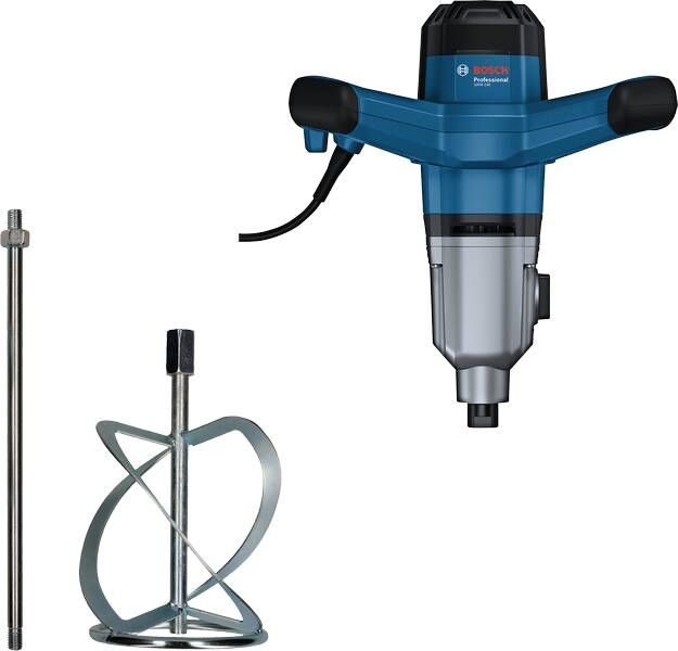 Bosch Blauw GRW 140 Mengmachine | Incl. 2x Sleutel 22 en Menggarde 06011C4001