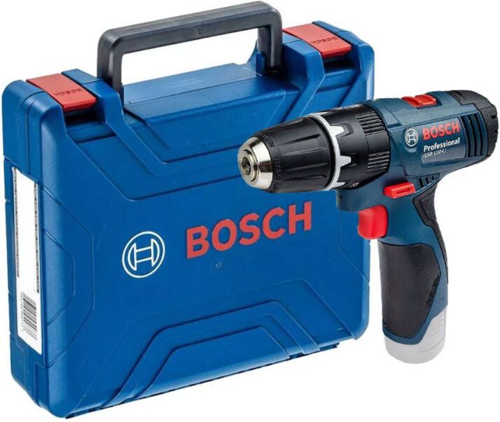 Bosch Blauw GSB 120-LI | Klopboor- schroefmachine Body | zonder accu&apos;s en lader in koffer