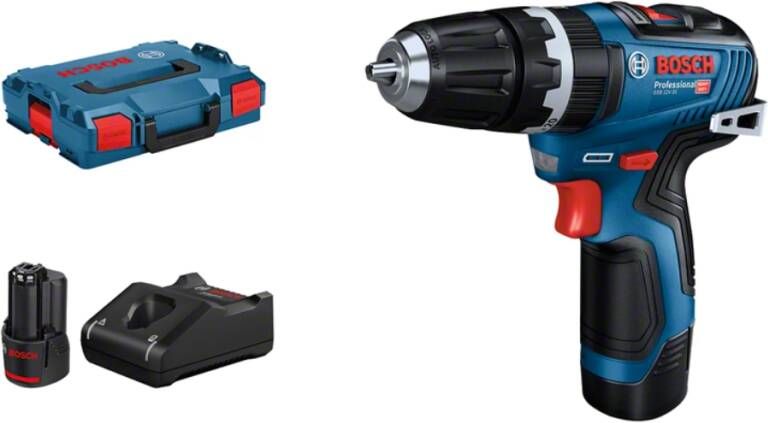 Bosch Blauw GSB 12V-35 accuklopboorschroevendraaier | incl. 2x 3 0 Ah accu | in L-BOXX 06019J9000