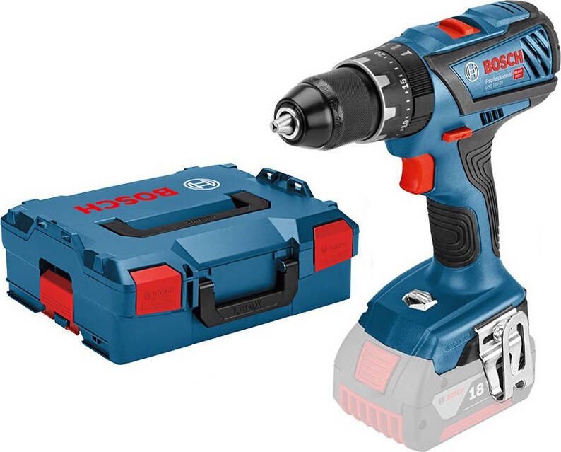 Bosch Blauw GSB 18V-28 Professional Accuklopboorschroevendraaier | zonder accu&apos;s en lader in L-boxx